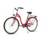 Mestský bicykel Vellberg ECO Torpédo 28" 1 prevodový červený 